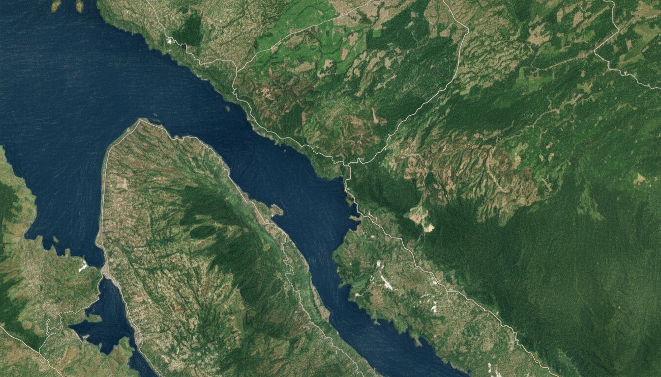 Map of North Sumatra coffee region
